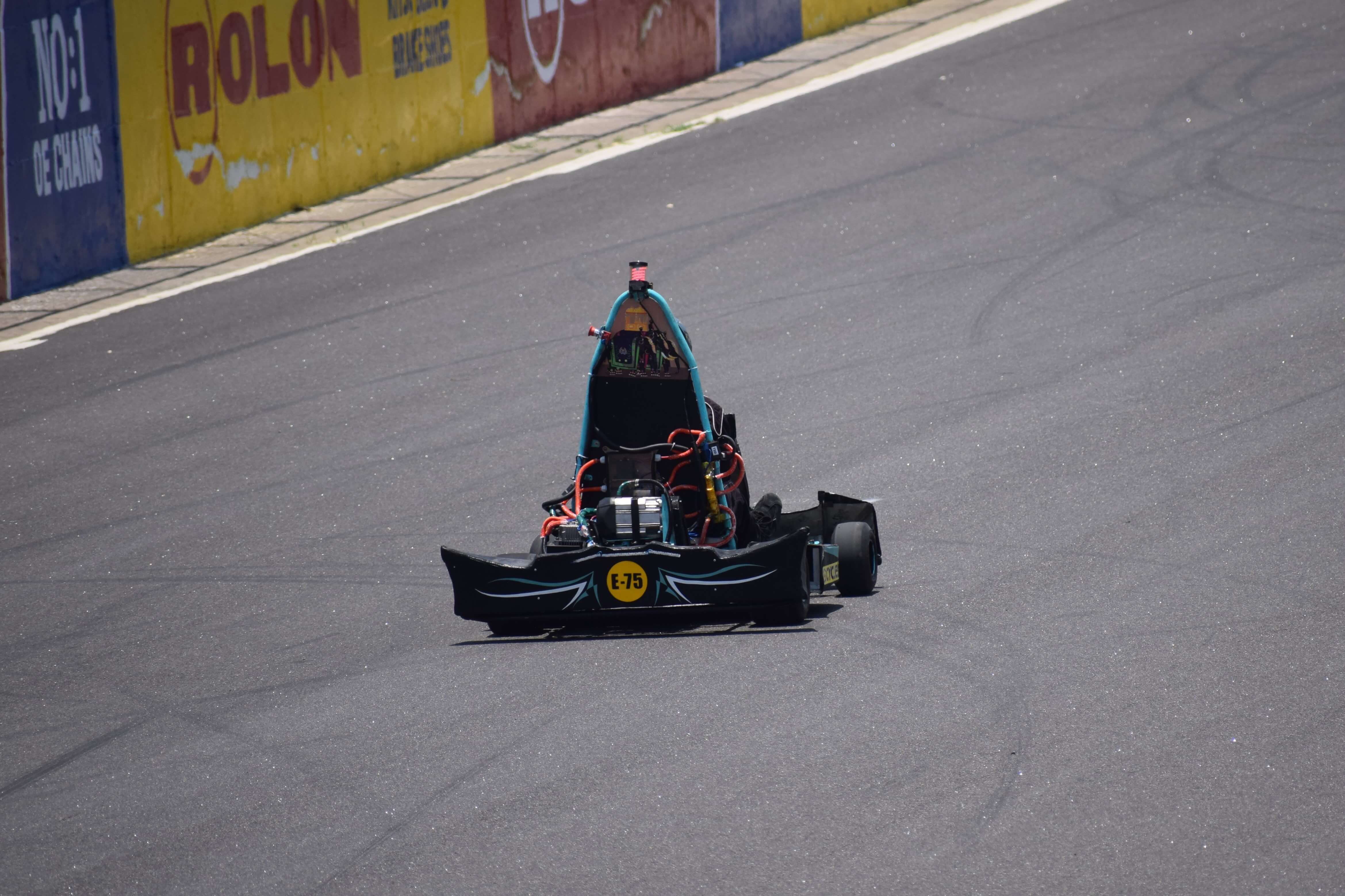 Team working on vehicle